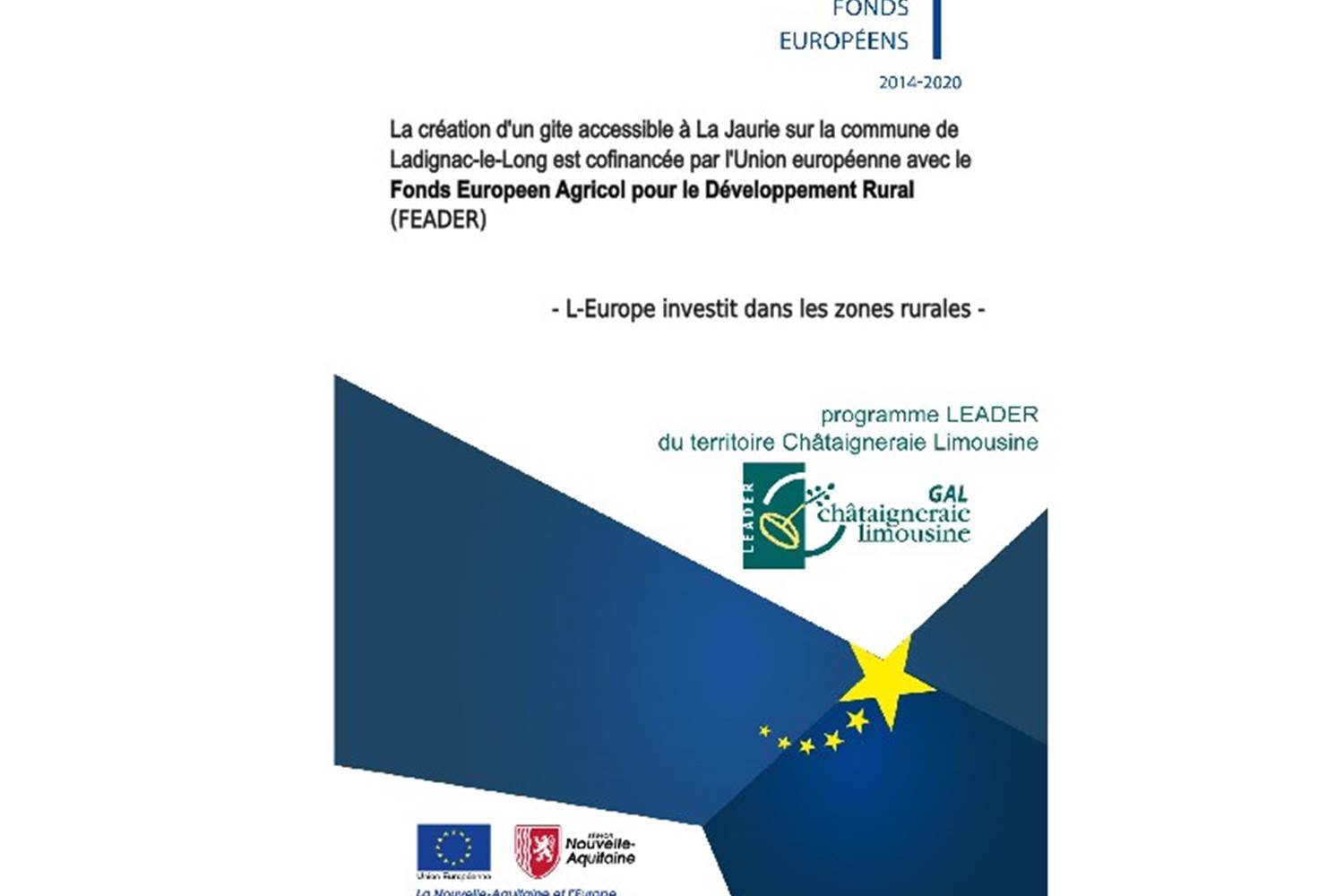 FEADER Fonds européen agricole pour le développement rural