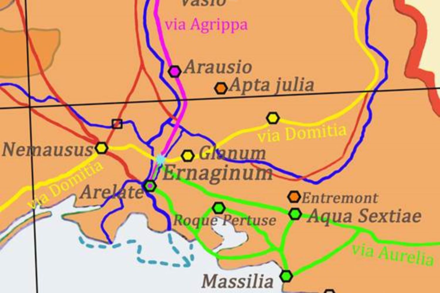 carte-glanum-saint-remy-antiquité