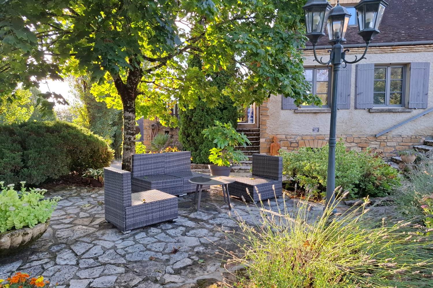 Chambre d'hôtes Sarlat - Les Charmes de Sarlat -Terrasse commune