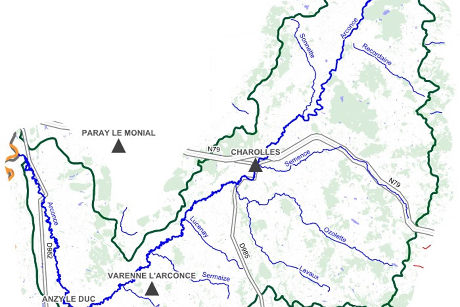 La pêche sur l’Arconce