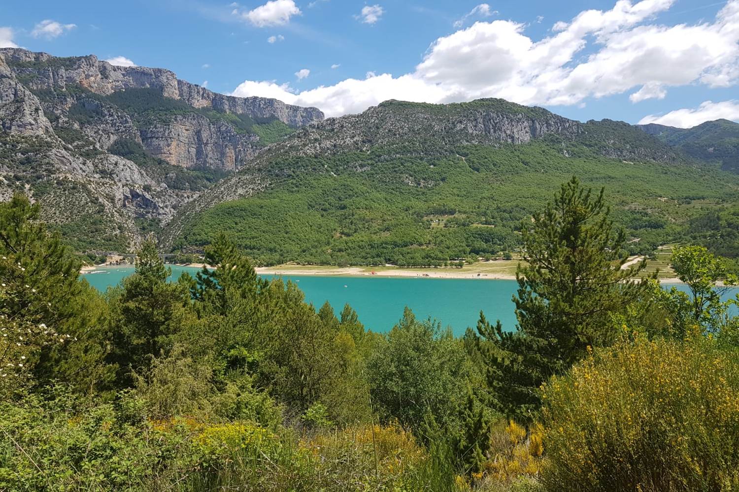 Lac de Ste Croix (photo de Chantal Ribennes)