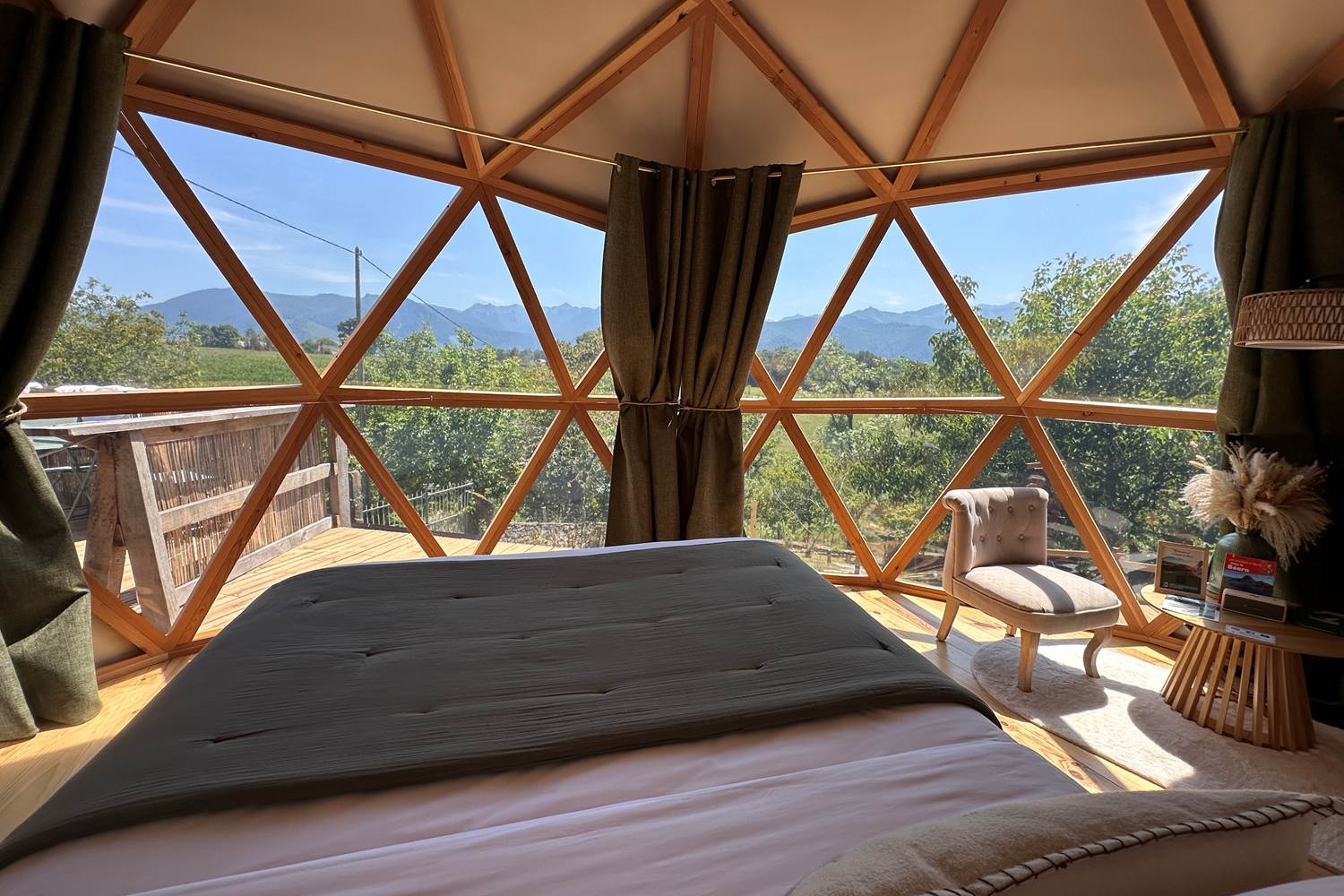 Vue imprenable depuis votre lit