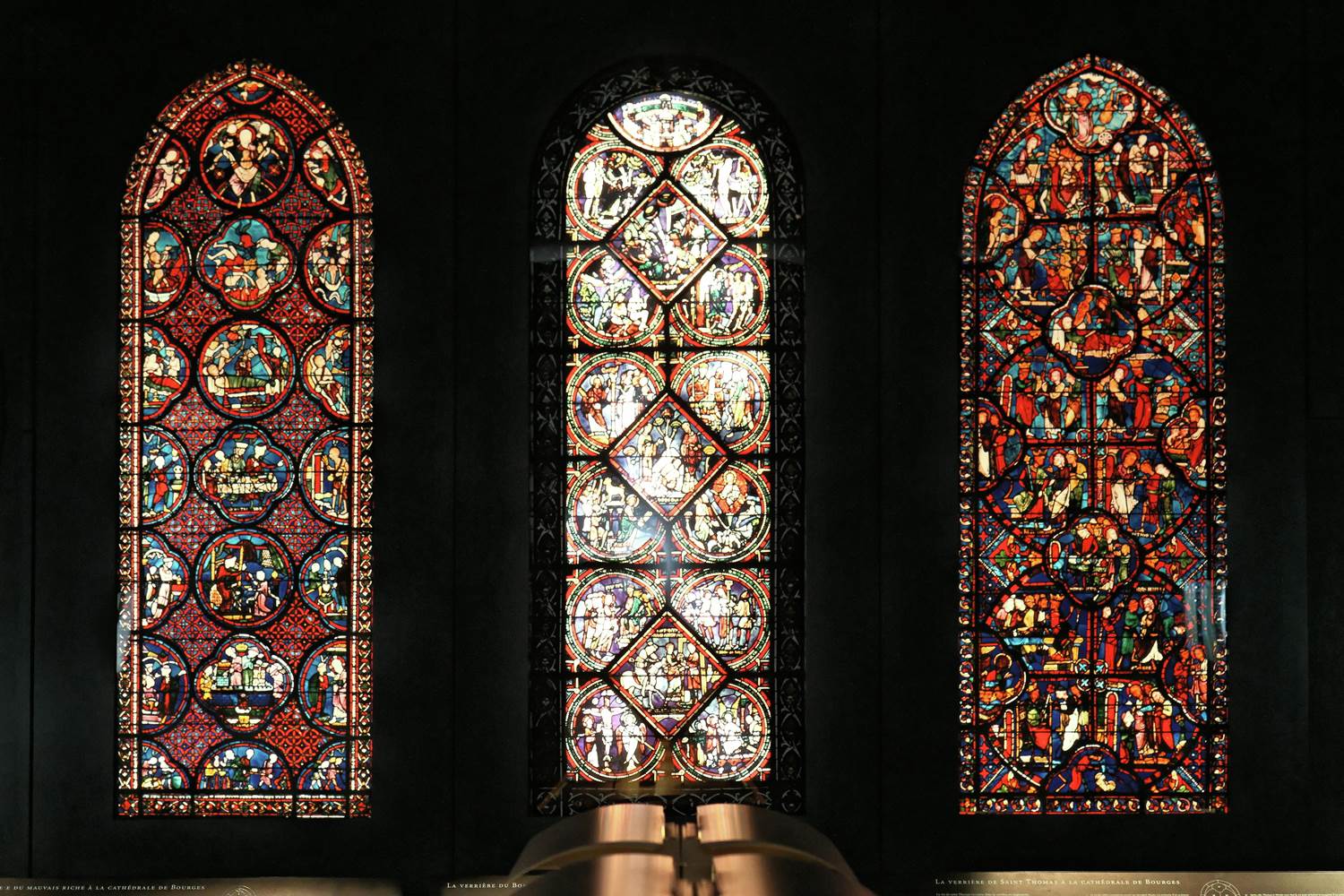 Les trois vitraux