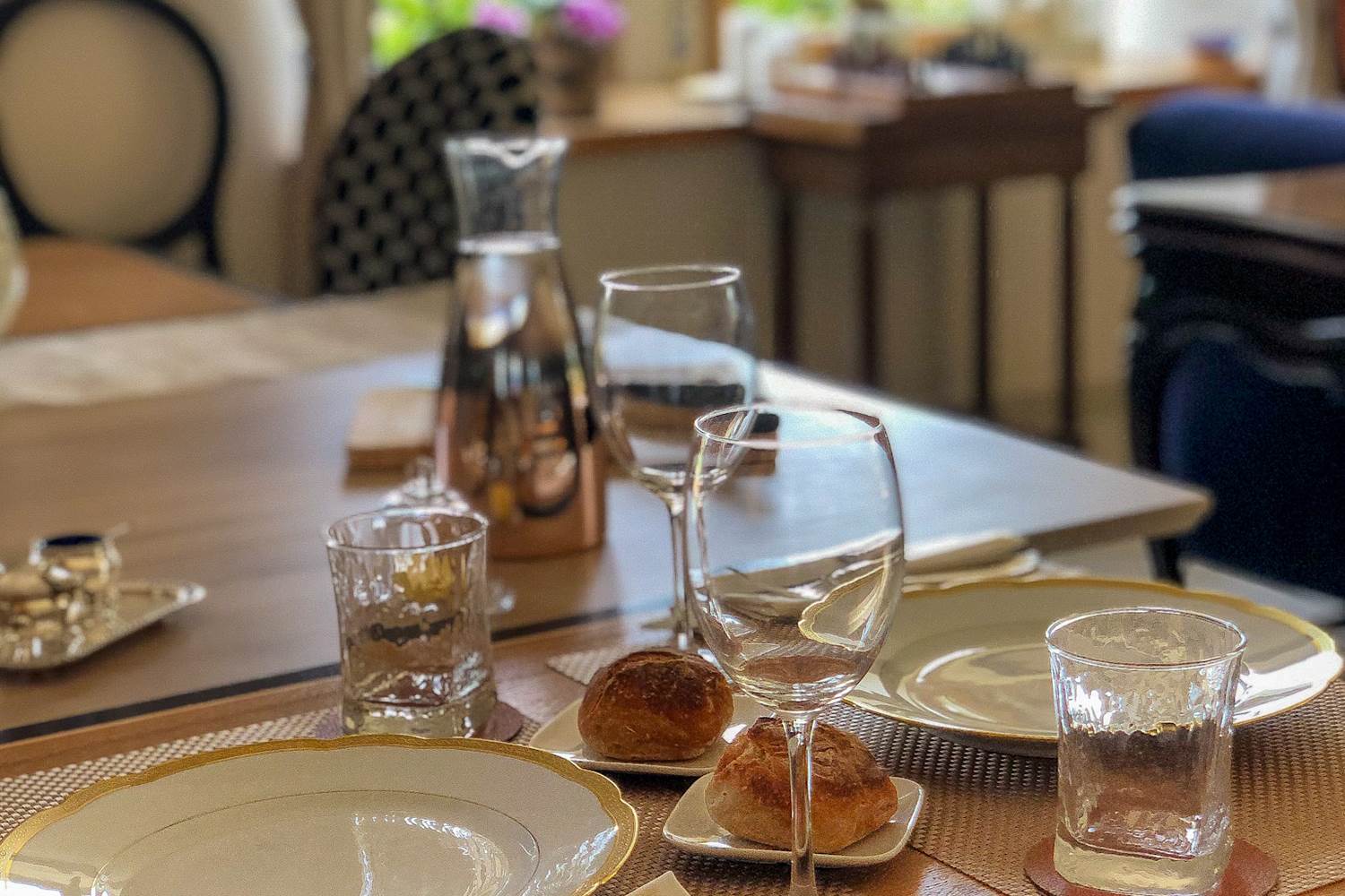 dîner en tête-à-tête avec service personnalisé à la Demeure du Porzou