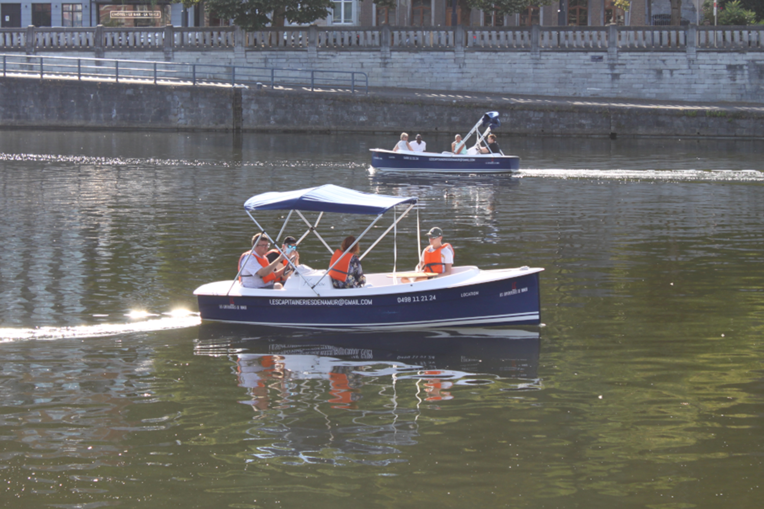 Bateau sans permis - les Capitaineries de Namur