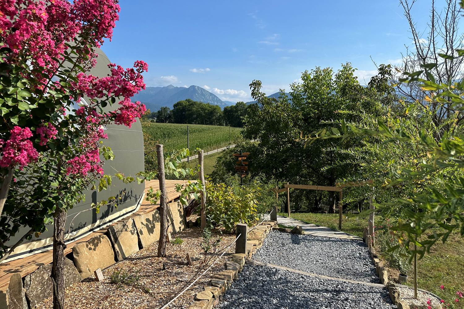 Entrée de la terrasse