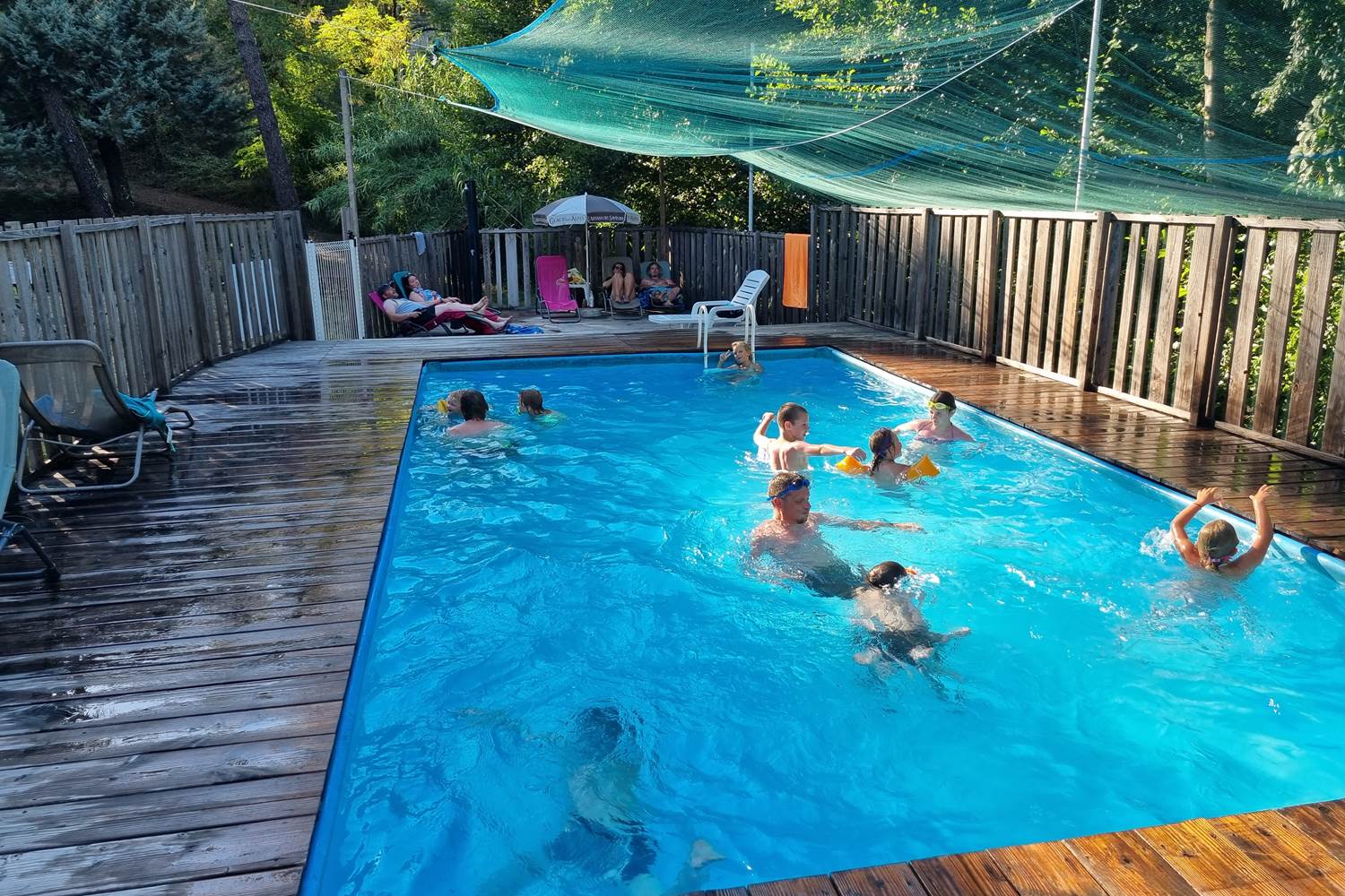 Piscine au Camping L'Orée Des Cévennes