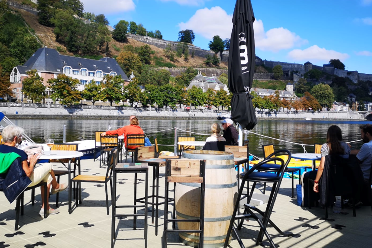 Terrasse - Les Capitaineries de Namur