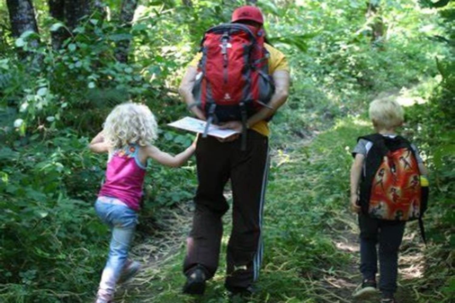 randonnées en famille depuis le camping
