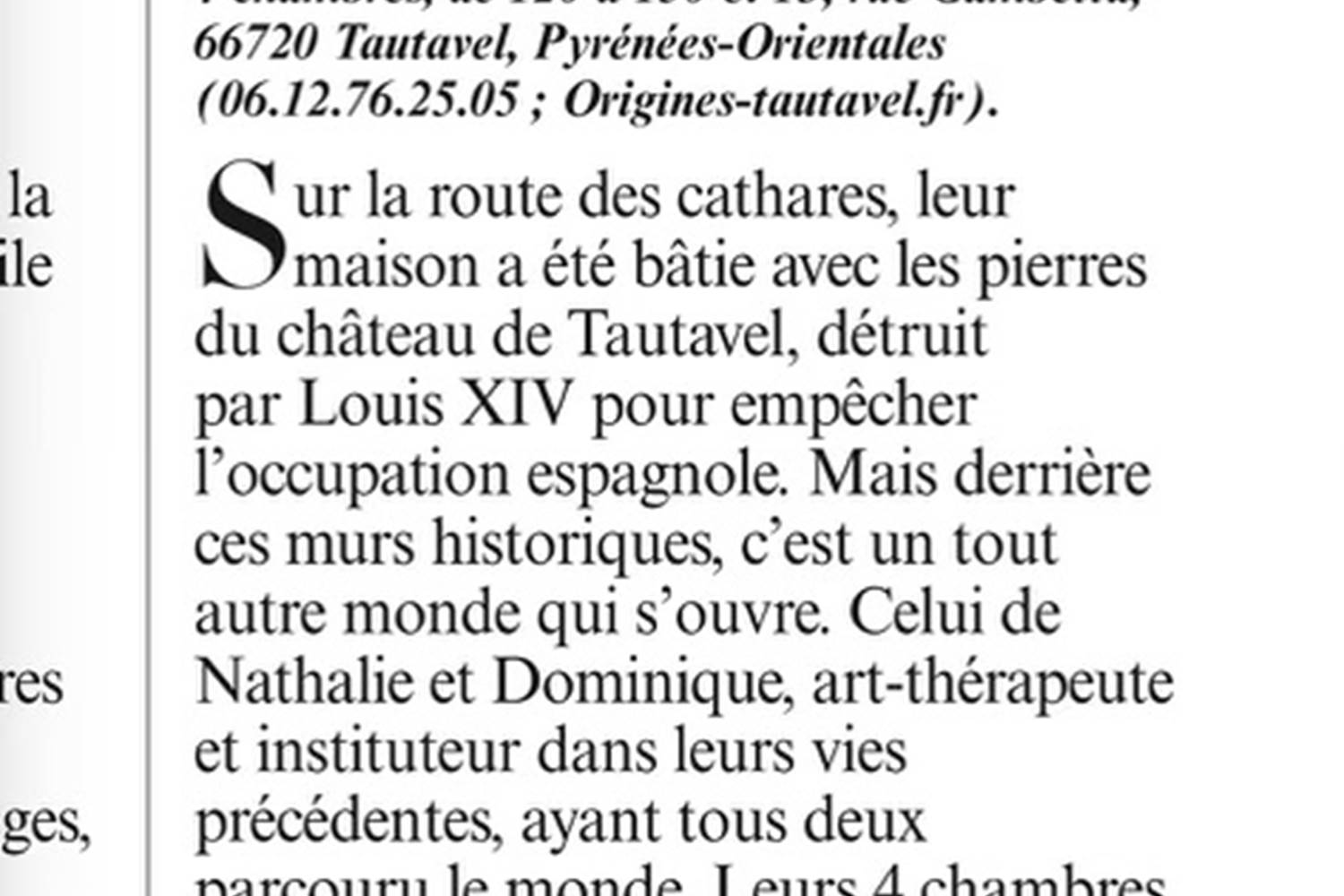 Article - Figaro Magazine 2023