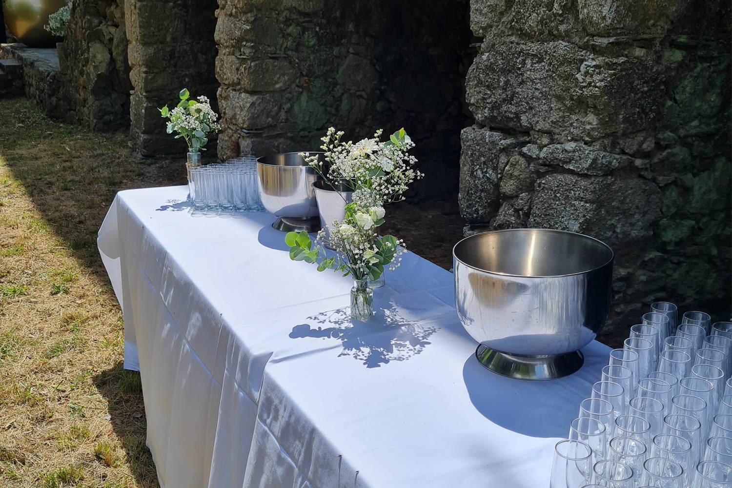 Cocktail sur le parvis