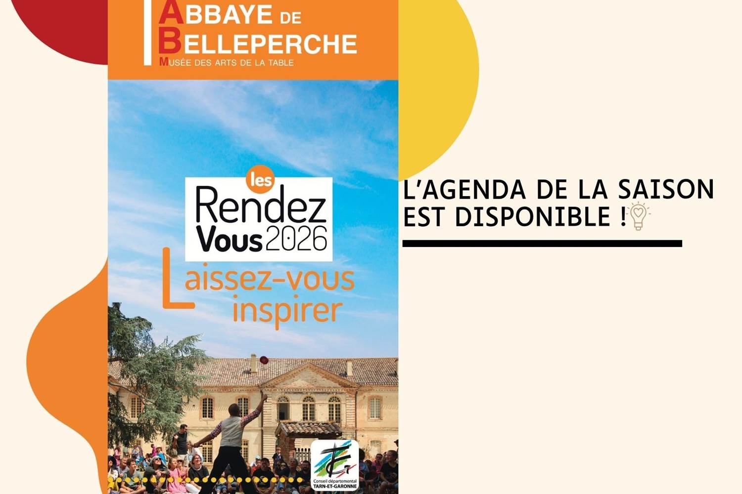 Abbaye de Belleperche - Agenda