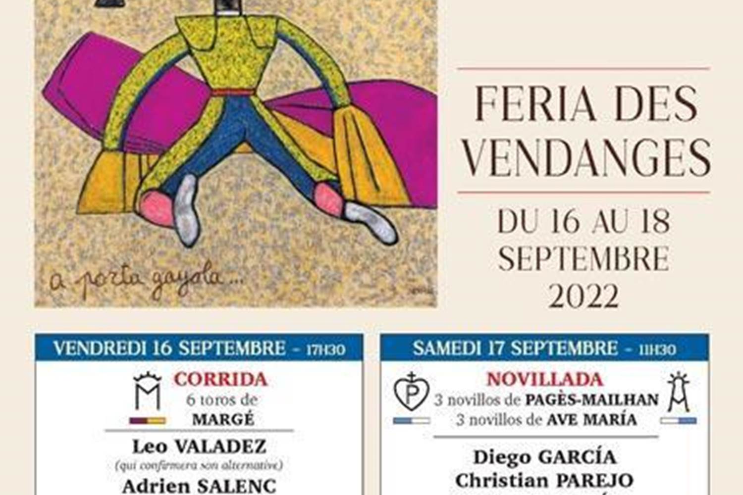 Feria des Vendanges Nîmes Mas des Sages