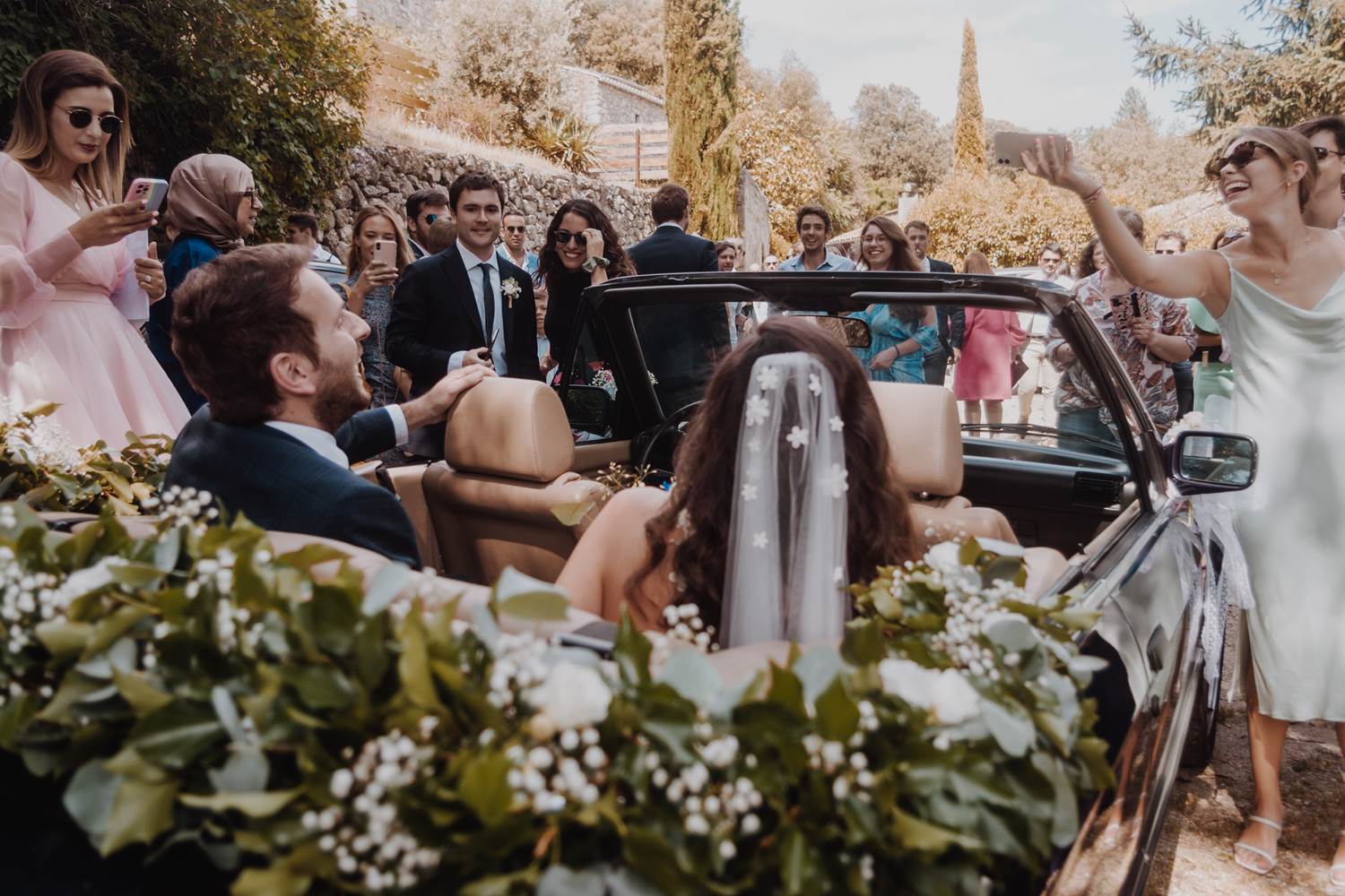 Arrivée des mariés