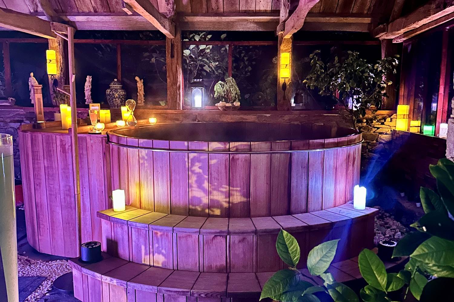 bien-être dans le bain chaud Ofuro