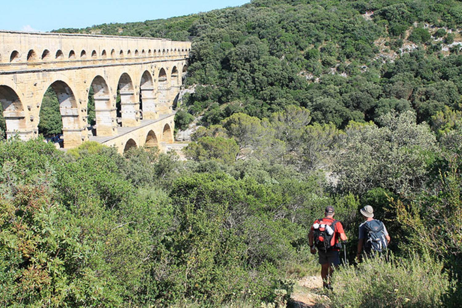 Pont du Gard rando photo Office de Tourisme Destination Pays Uzes Pont du Gard