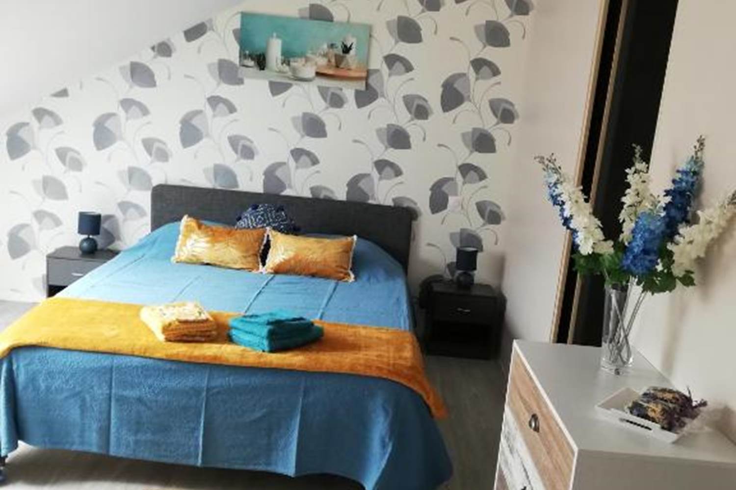 chambre les bleuets à l'étage