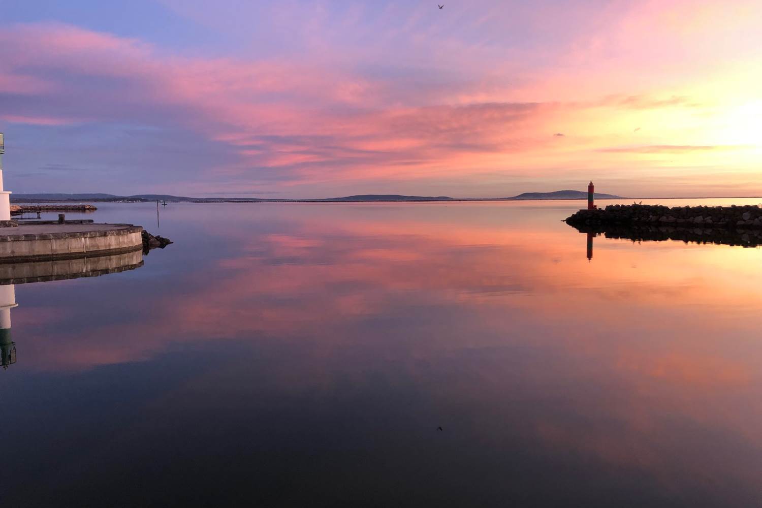 Sete from Marseillan Port