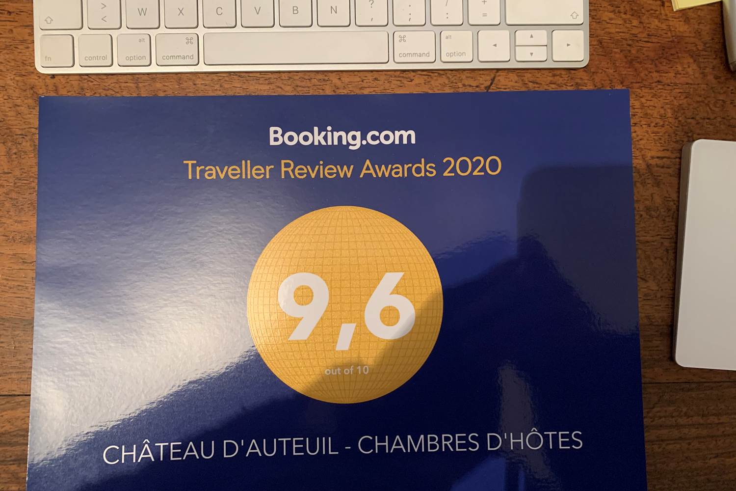 Note booking château d'Auteuil