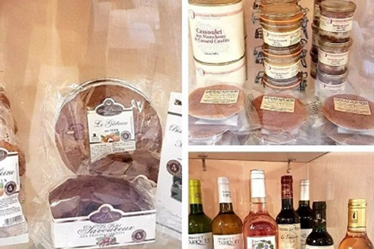 Produits régionaux en vente