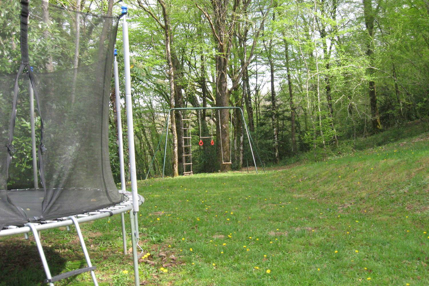 portique, trampoline