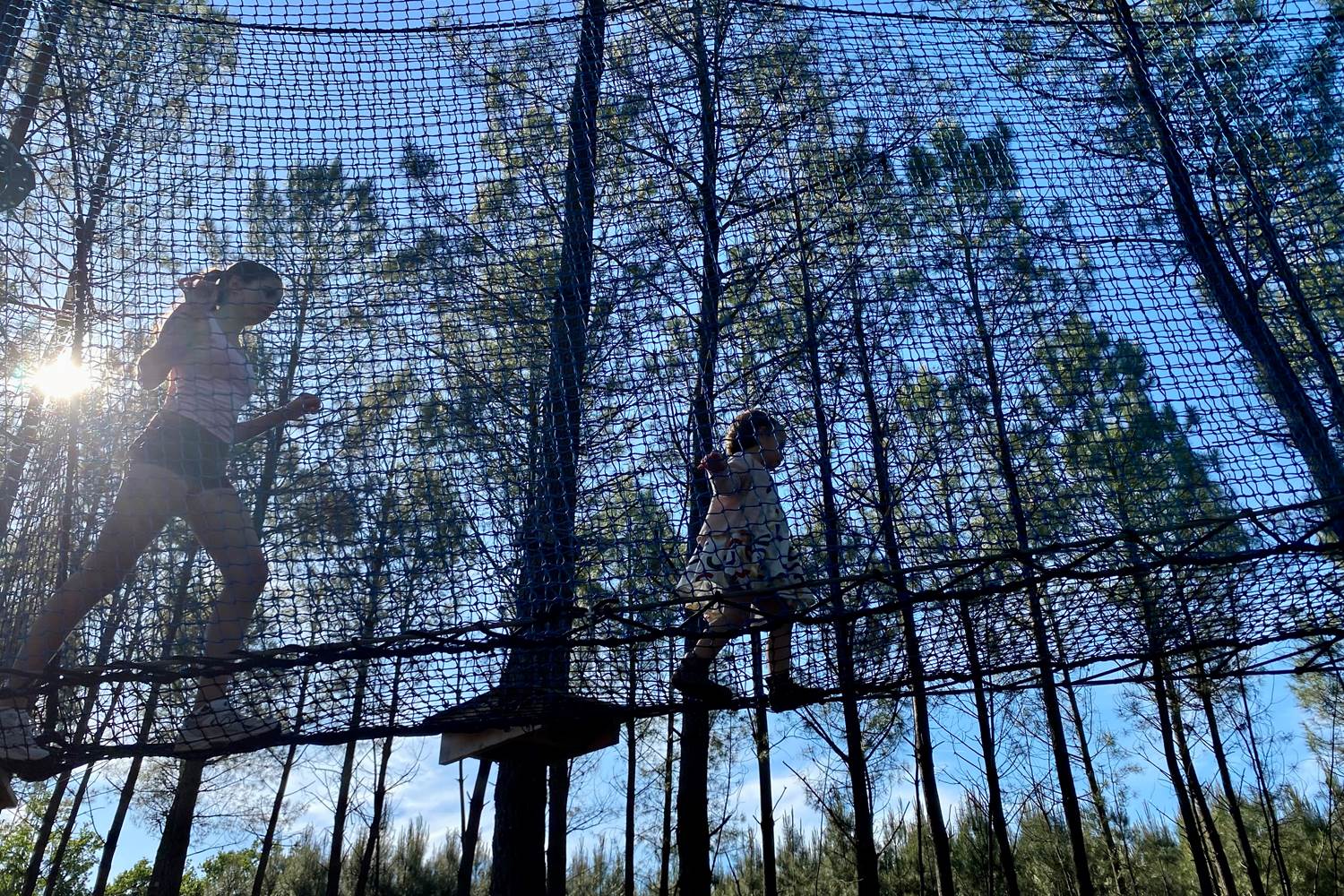 Parcours du filet suspendu