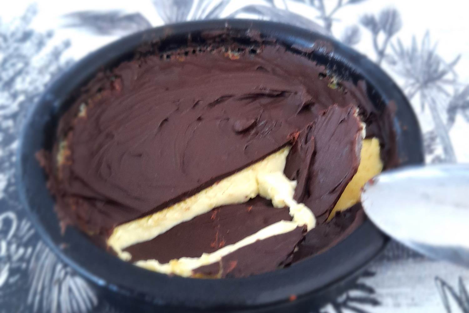 Crème non brulé menthe et chocolat