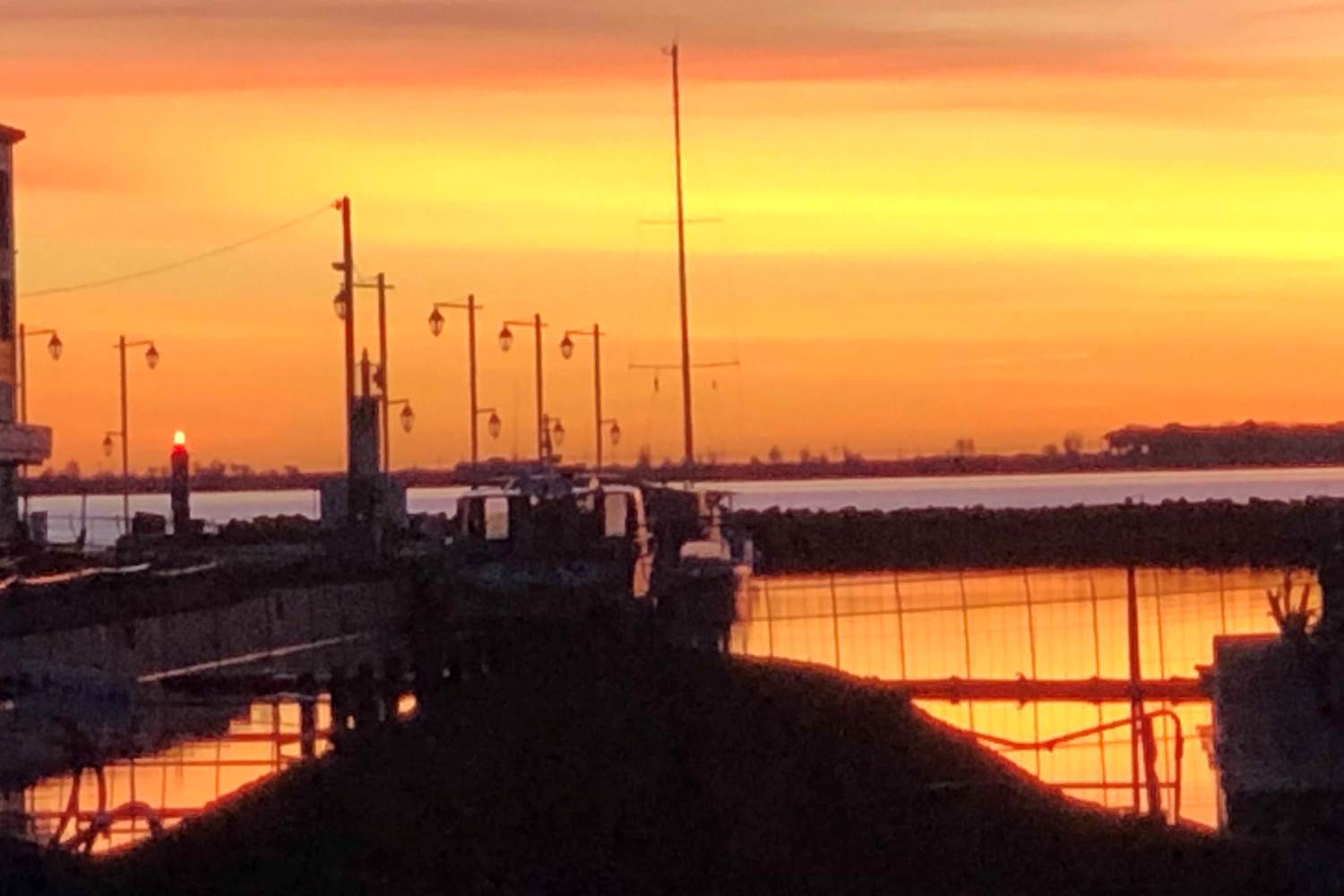 Marseillan Port in the morning