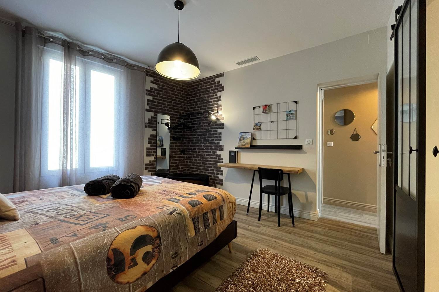 Nid Cosy Bordeaux - Chambre INDUS