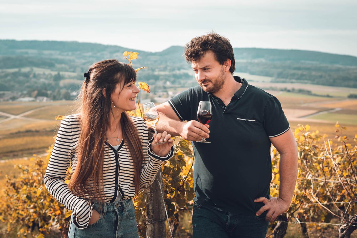 Clémentine et Bastien Baud, co-gérants