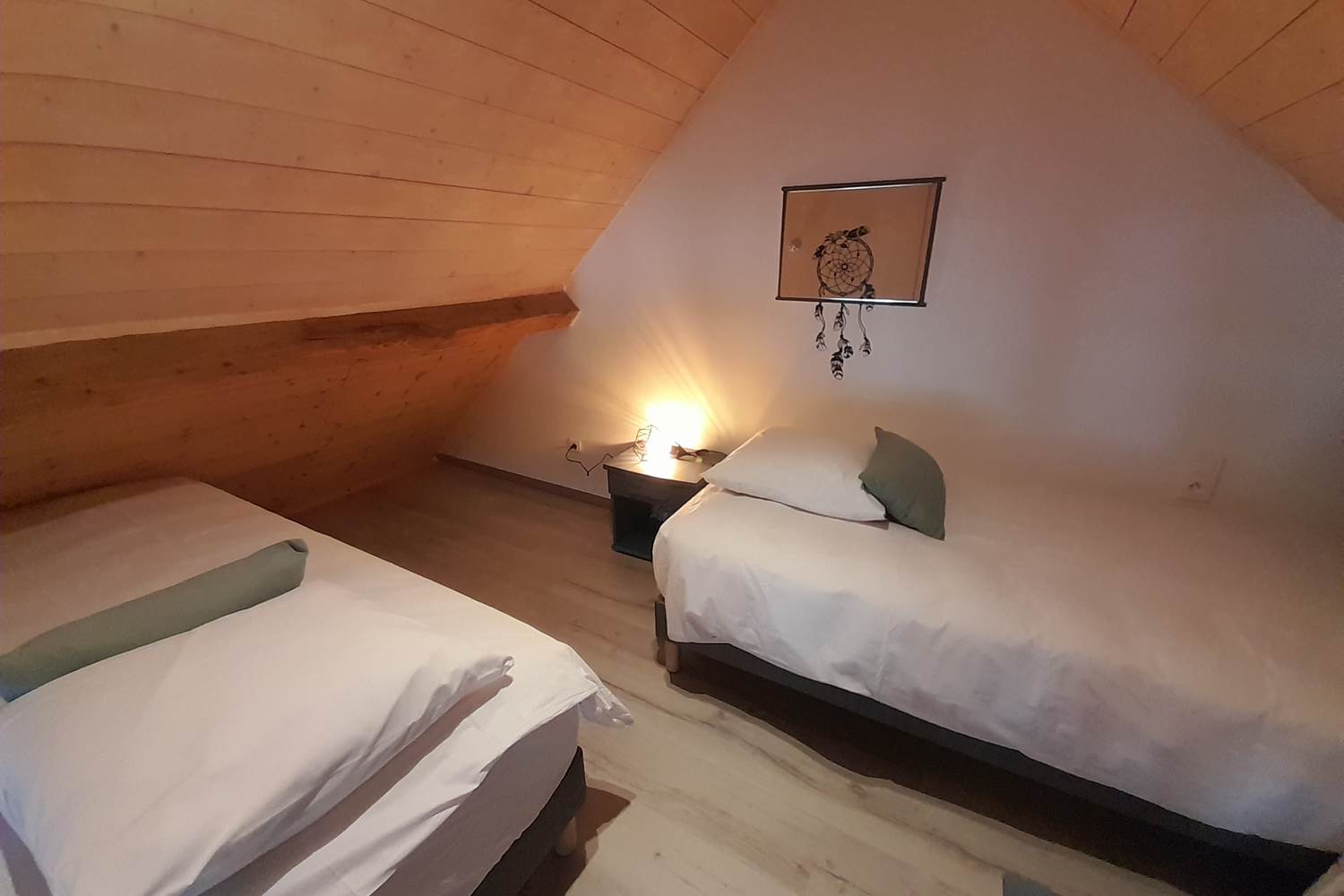 la mezzanine en mode lits séparés