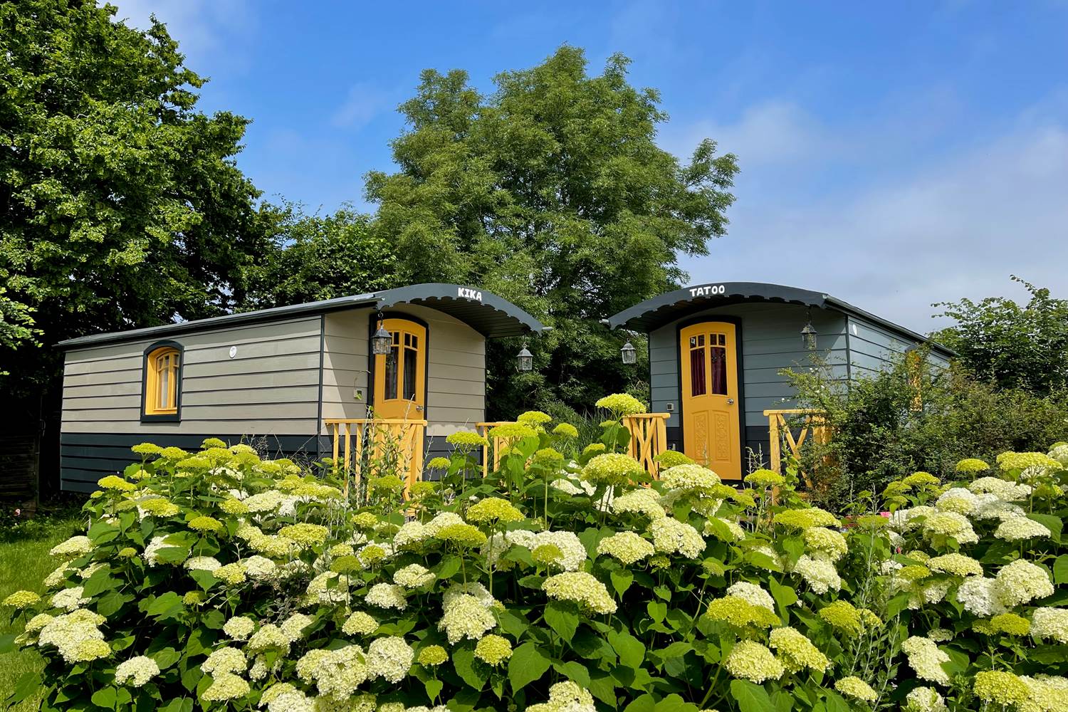 © Au Presbytère de Saigneville - les roulottes