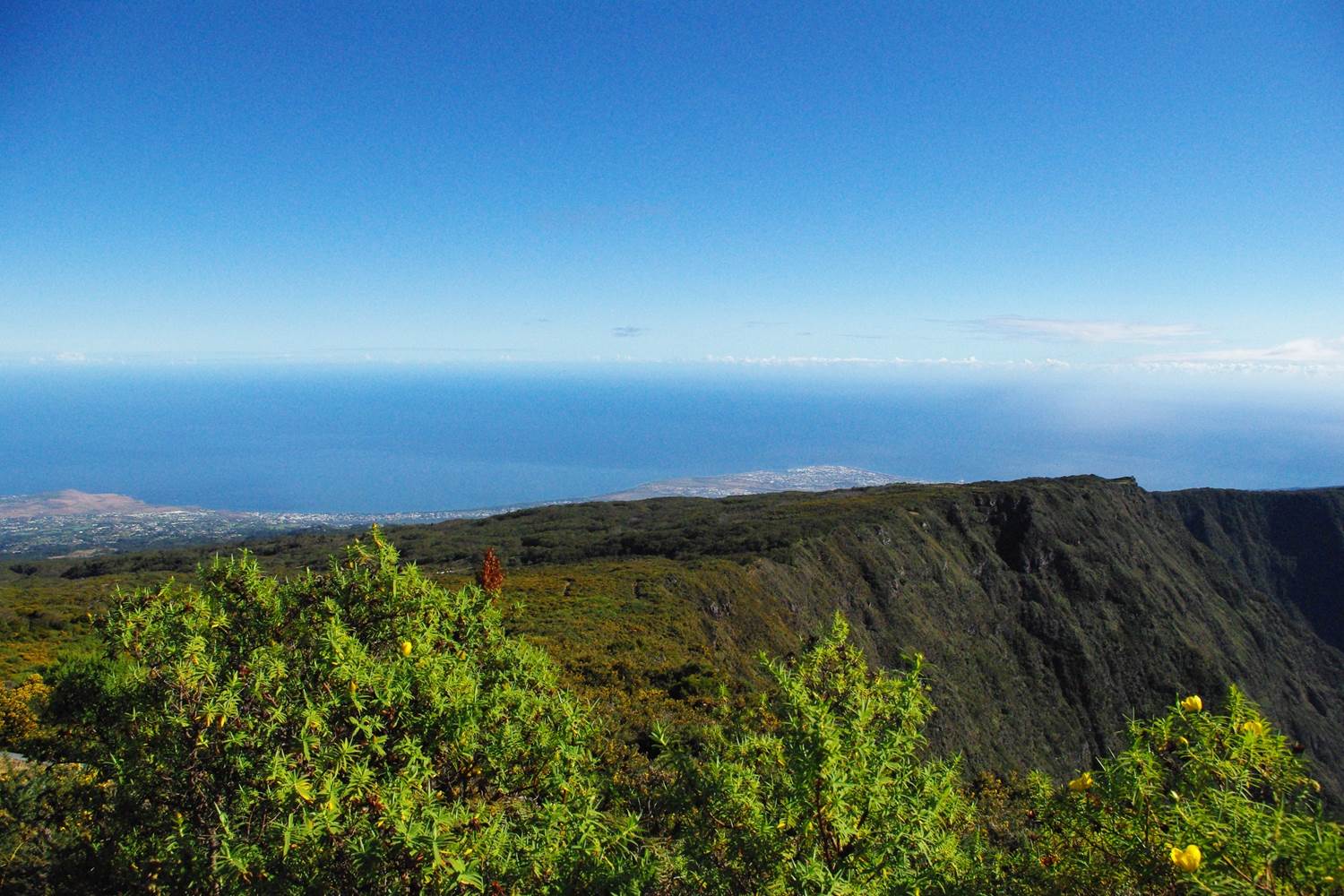 Point de vue depuis le Maïdo