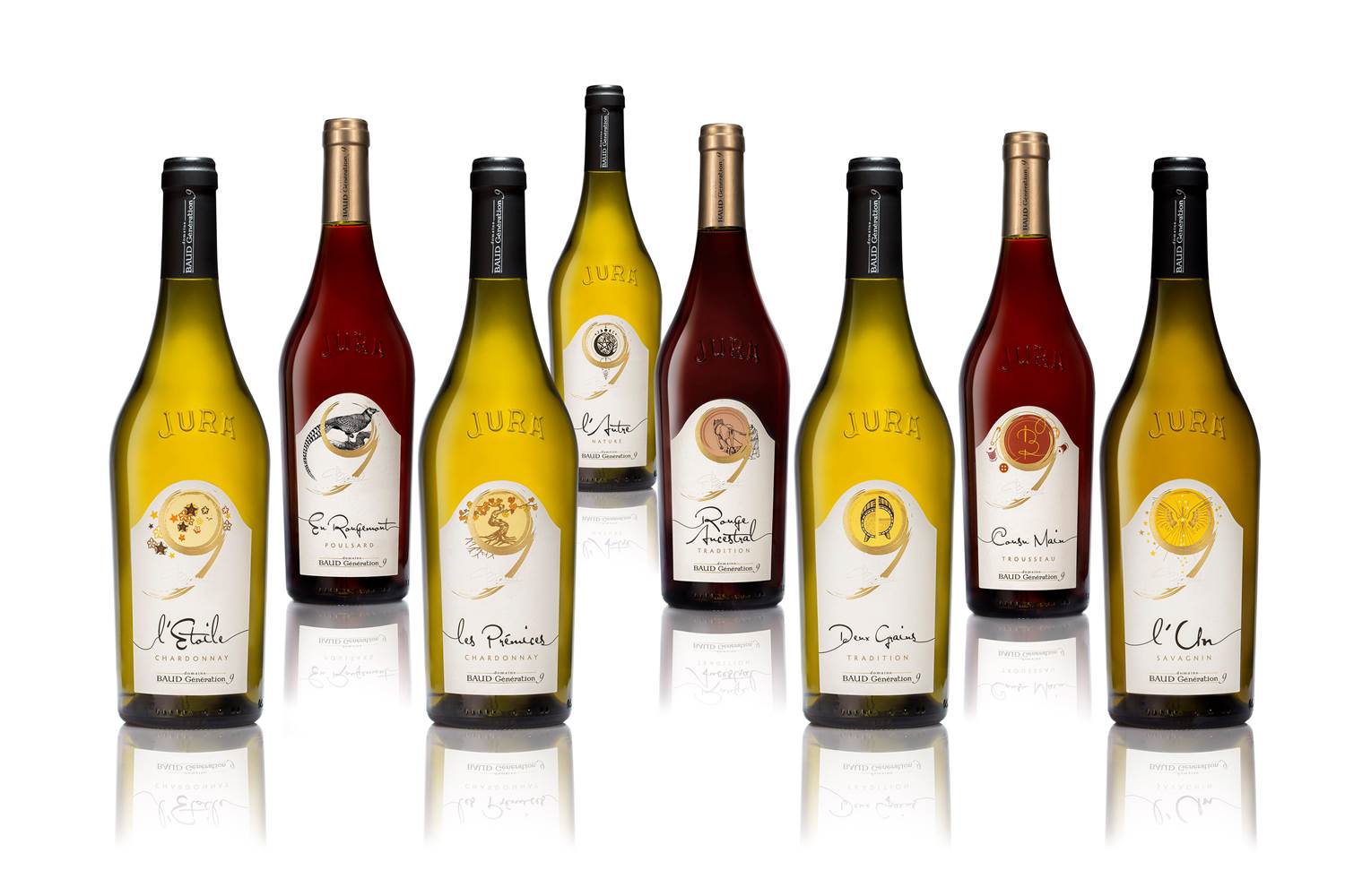 Vins rouges et blancs AOC Côtes du Jura