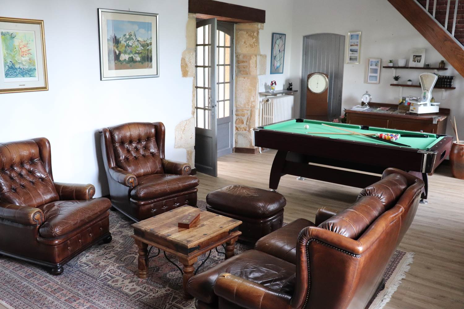 Parties communes - Salon et billard
