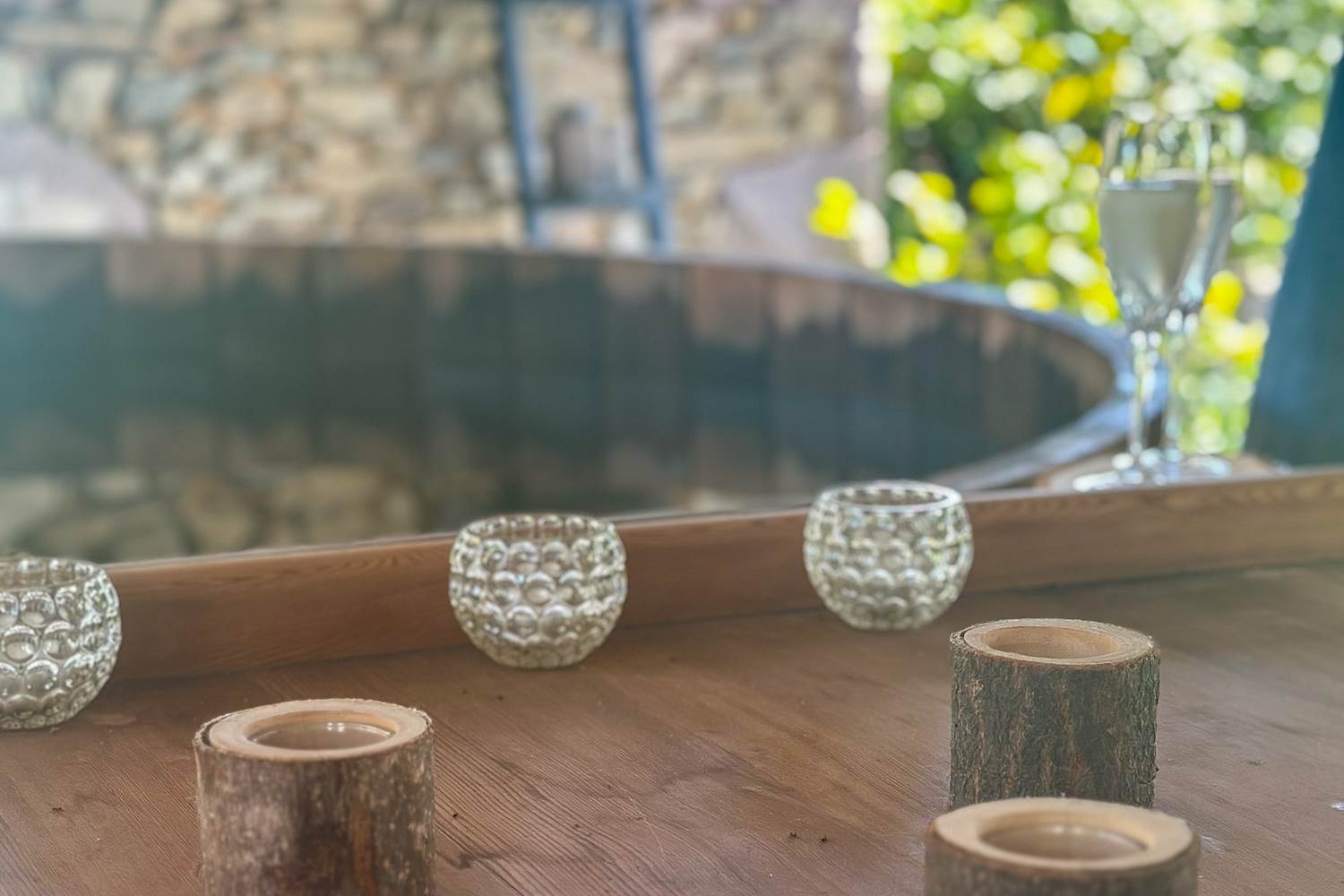 savourer l'instant présent dans le bain chaud Ofuro