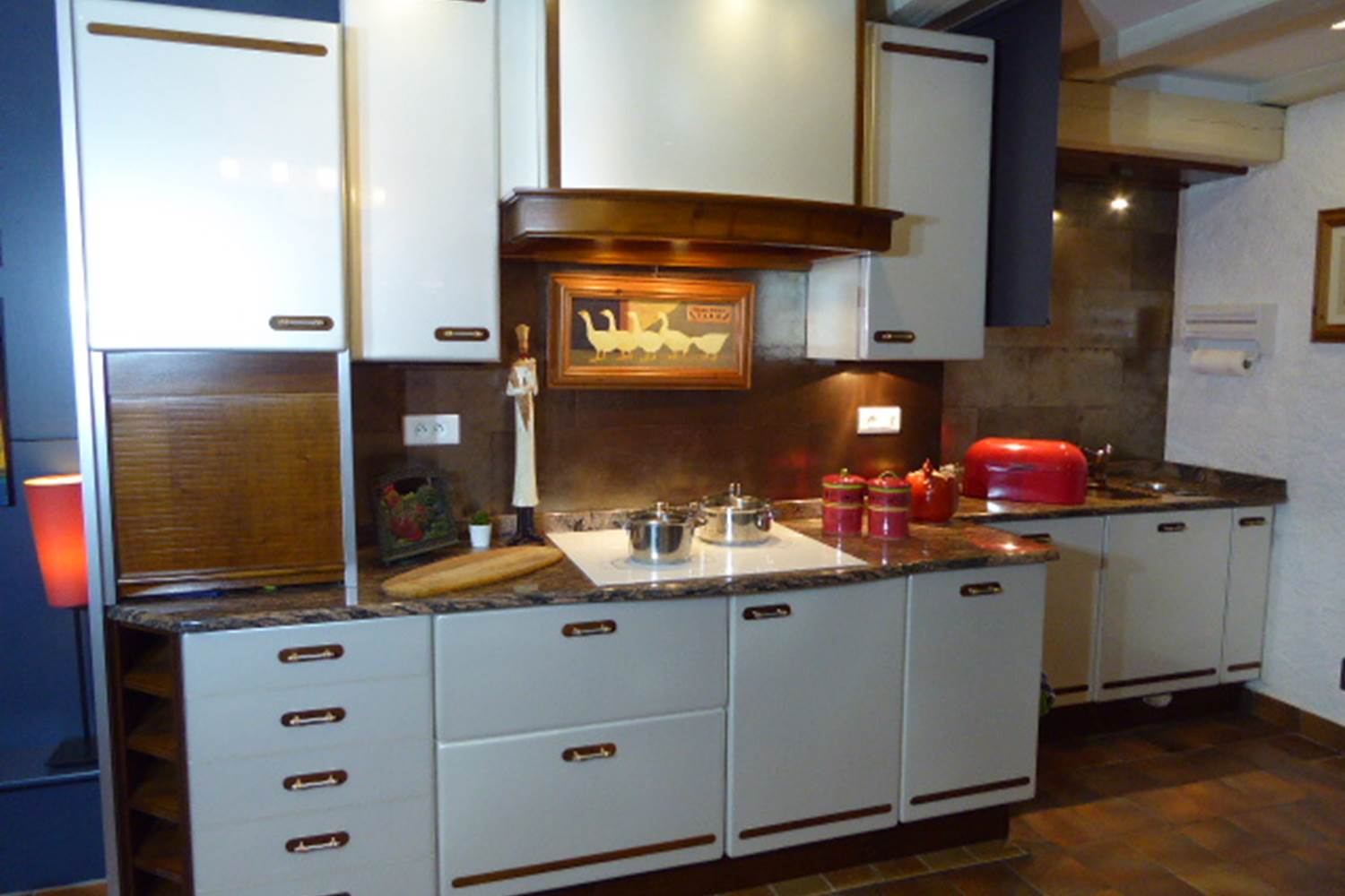 La cuisine du gîte Le Châtaignier