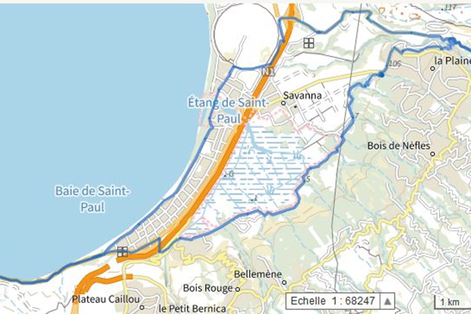 Etang Saint Paul (classé réserve naturelle)