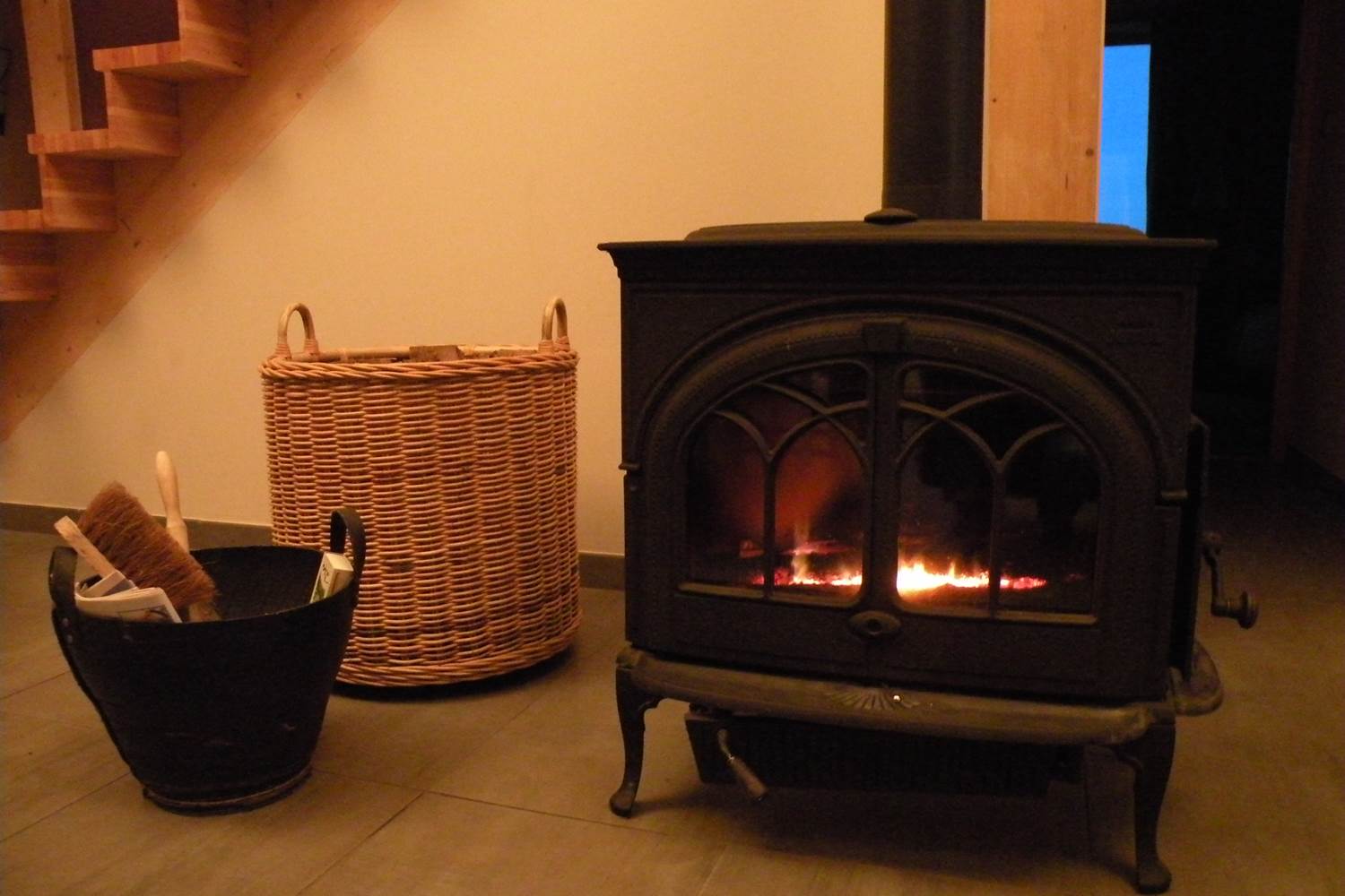 Le poêle bois
