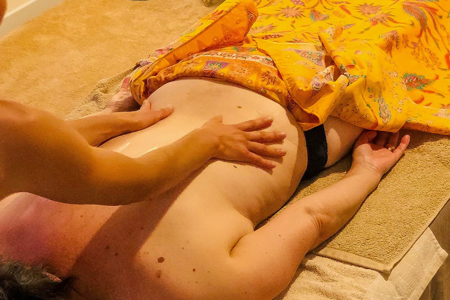 massage "sur-mesure", réalisé par Mélanie, professionnelle