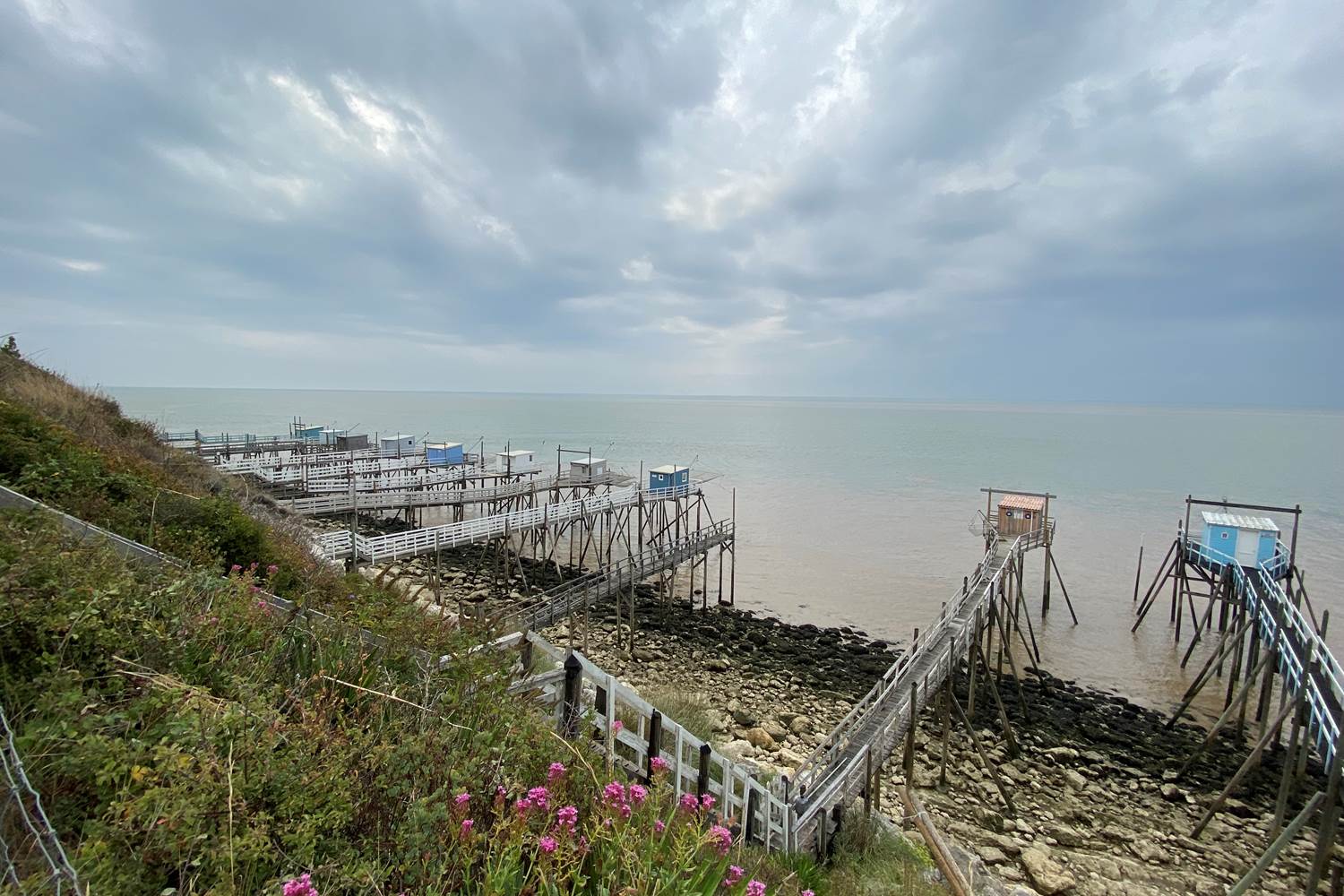 Les carrelets à Talmont