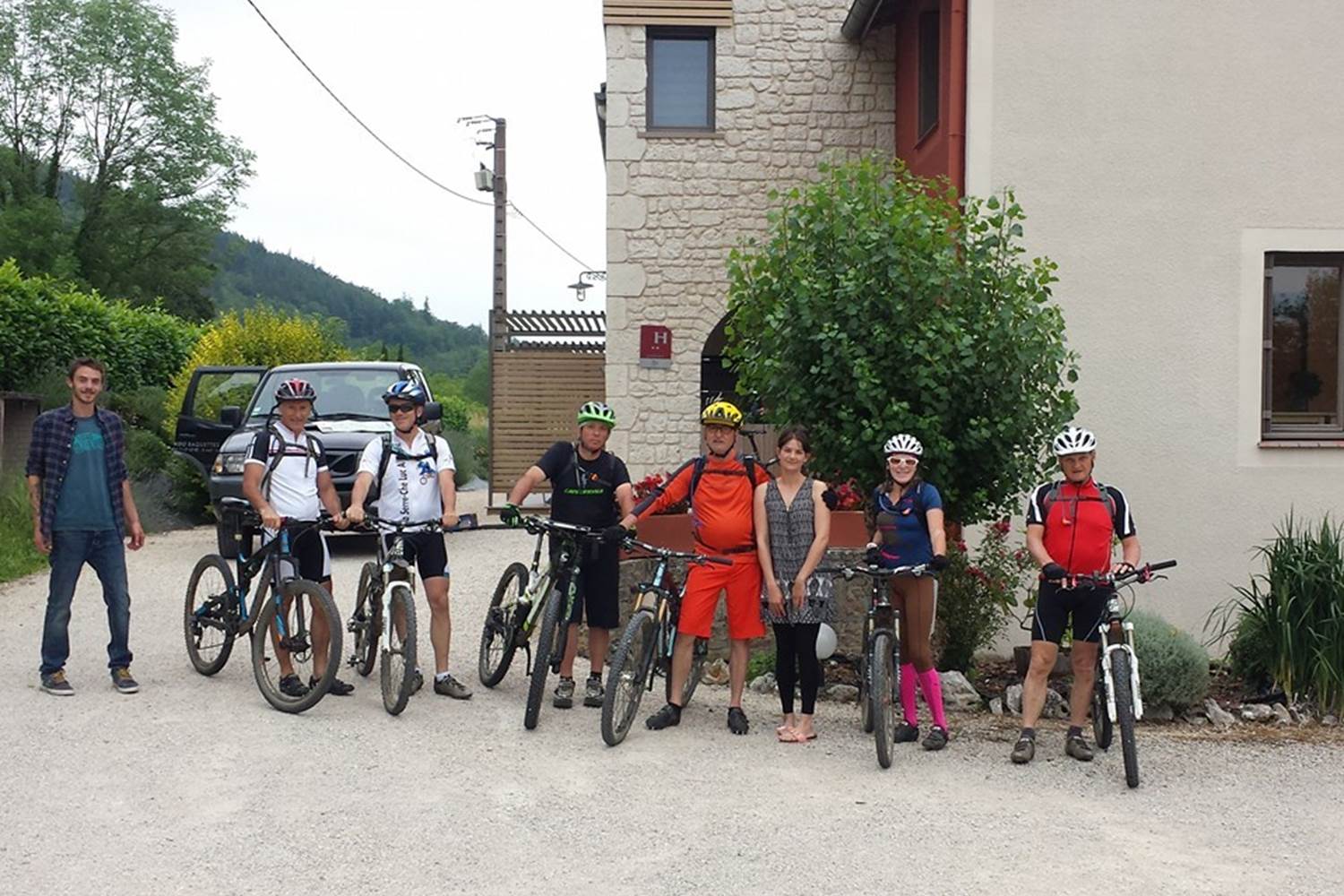 Groupe client en VTT