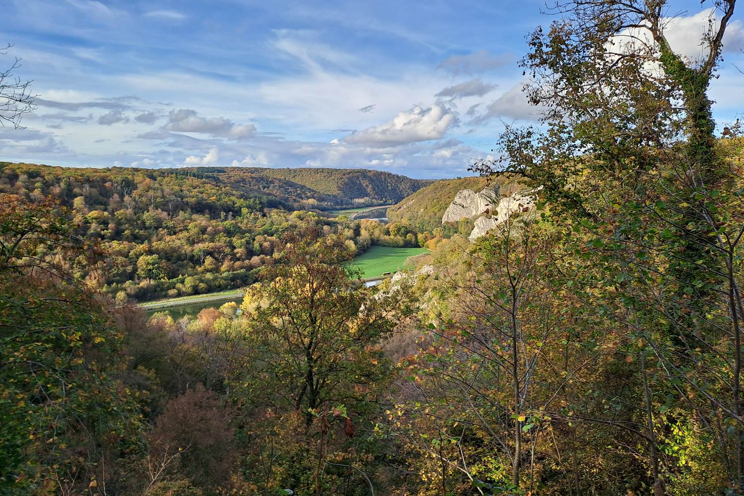 La Meuse vers Freÿr en automne