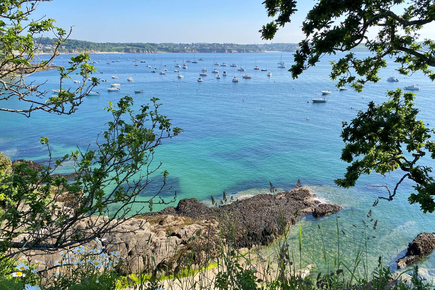 Plage de Bertheaume, 2 kms de La Grange Neuve