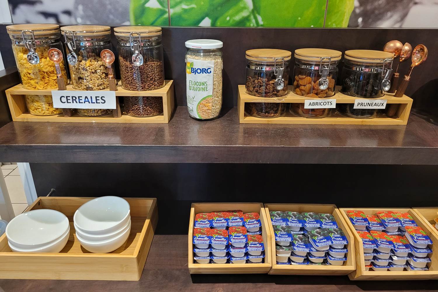 Buffet du petit déjeuner