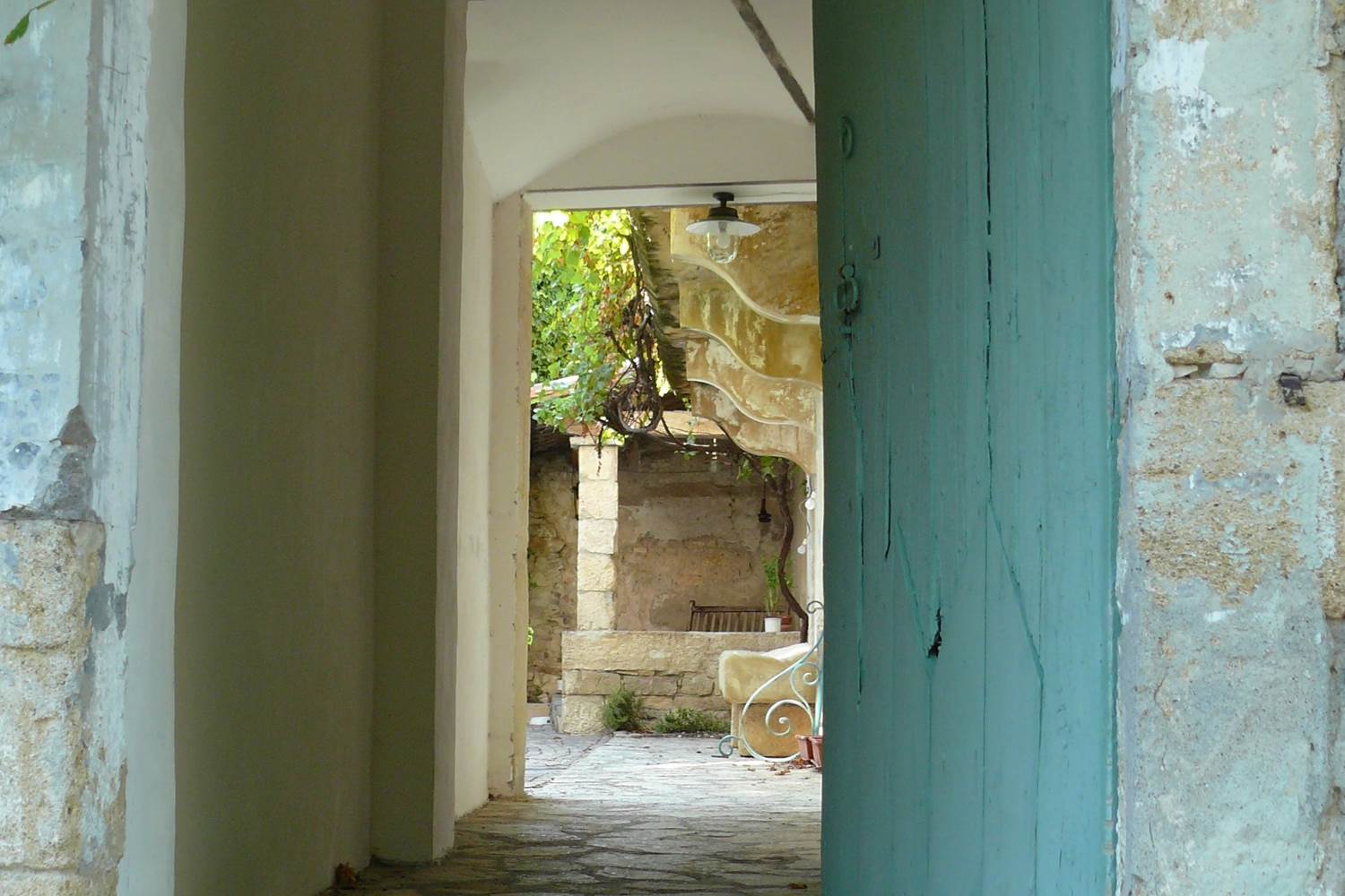 Vu sur la cour intérieure