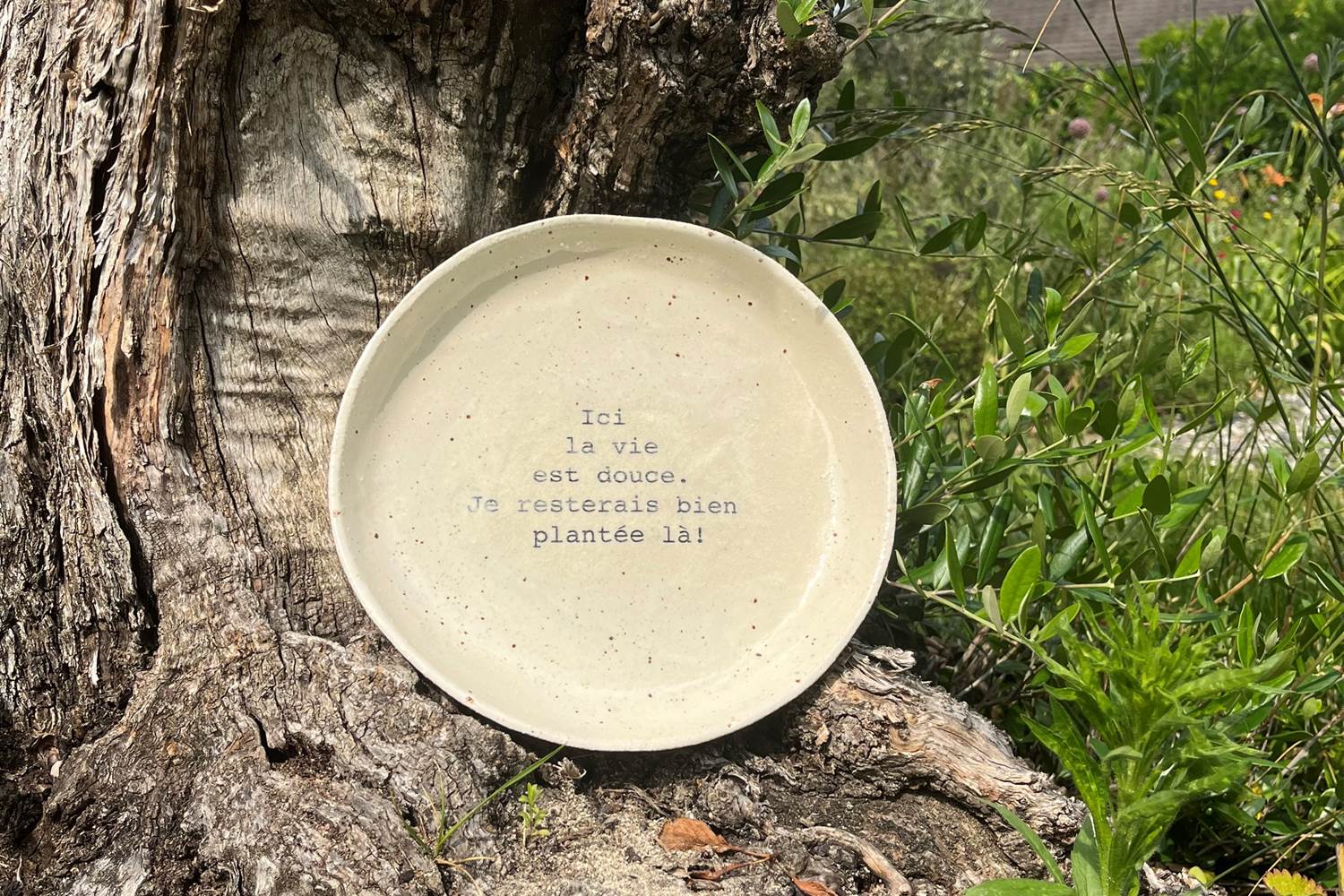 Week-end céramique - assiette décorée/peinte à la main