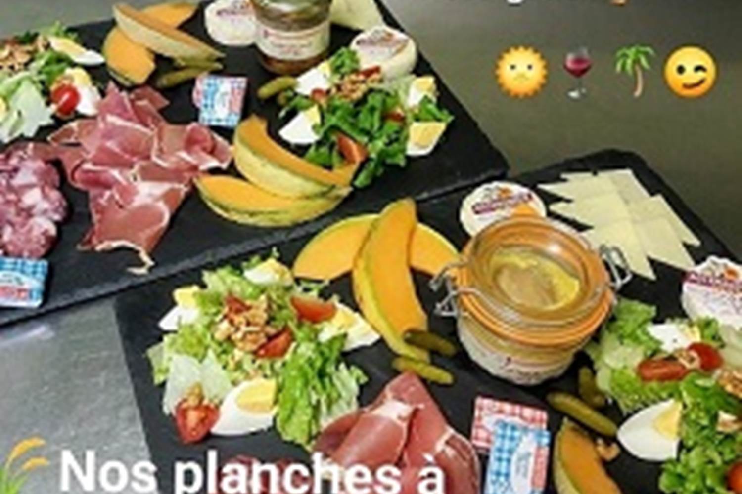 Planches de produits régionaux