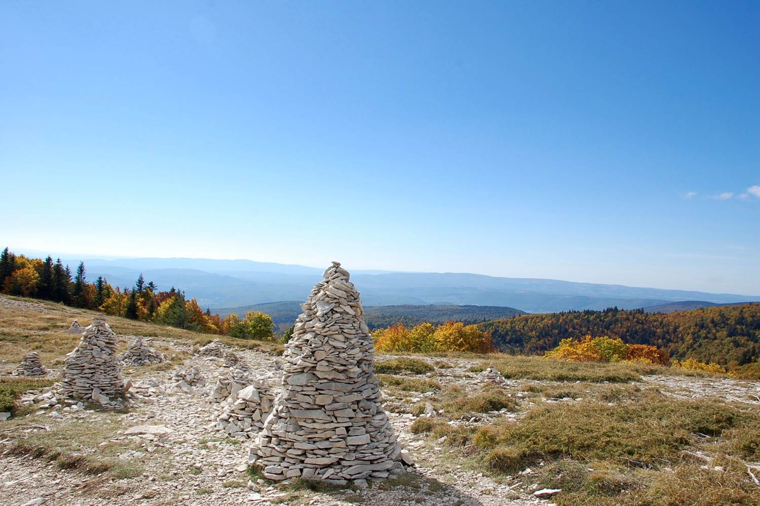 La montagne de Lure en Automne