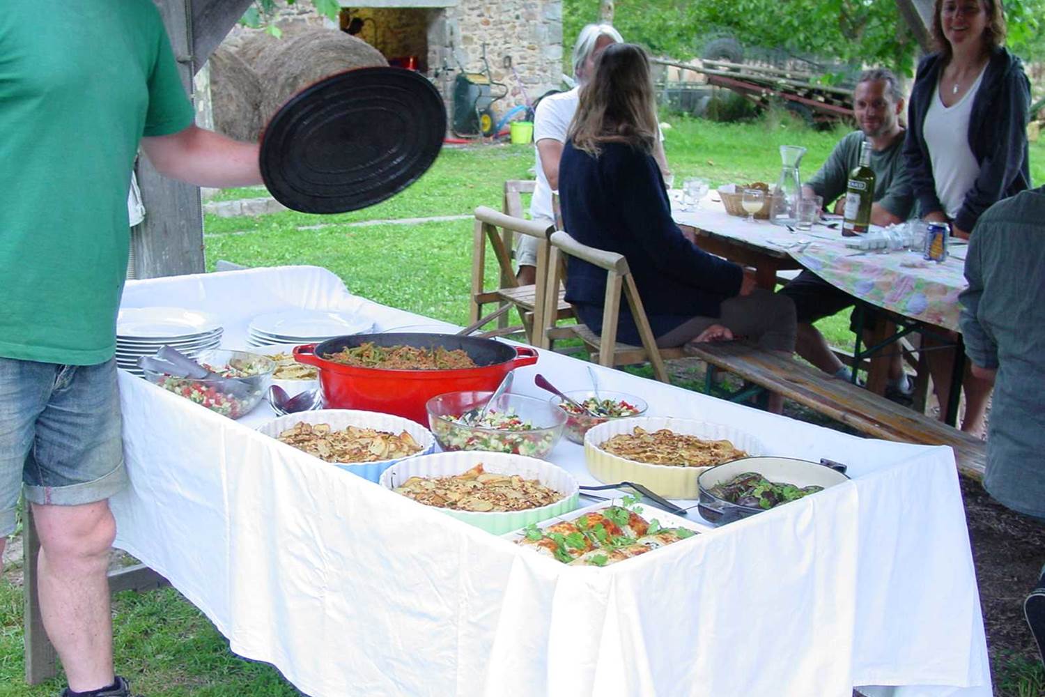 table de hôtes pour petites groupes